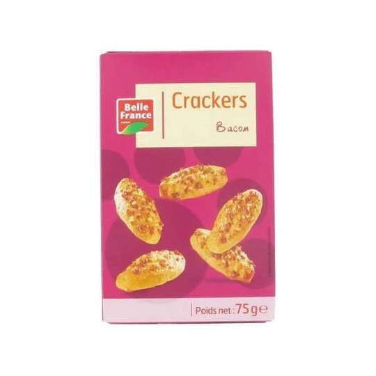 Crakers Bacon 75g - BELLE FRANCE