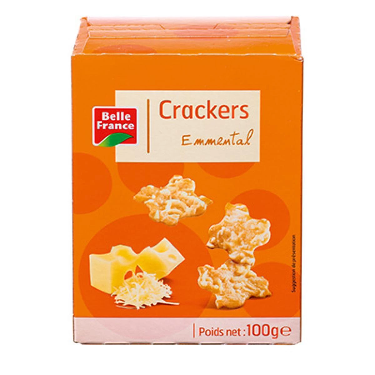 Cracker Emmental 100G - BELLE FRANCE