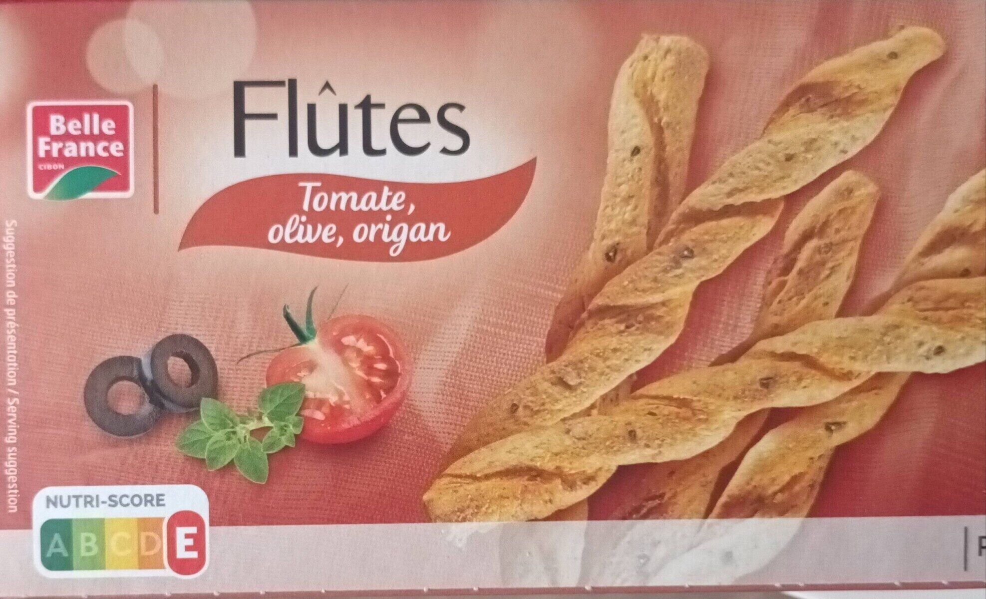 Long Flute With Tomato, Olive & Oregano Belle France 100g - BELLE FRANCE