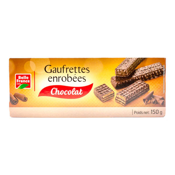 Wafeltjes Met Chocoladelaagje 150g - BELLE FRANCE