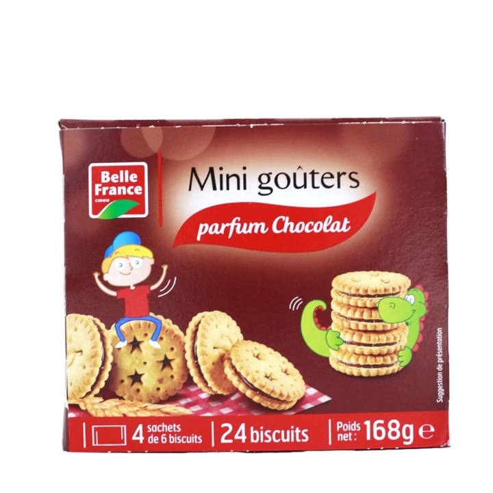 Mini Chocolate Flavor Snacks 168g - BELLE FRANCE