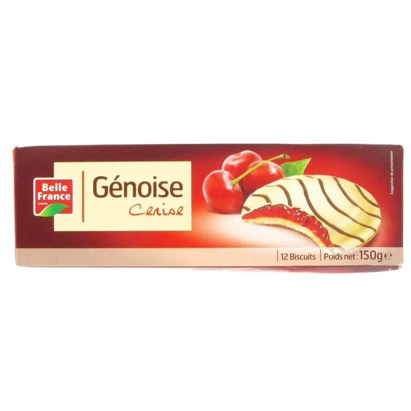 Genoise Al Cioccolato Ciliegia 150g - BELLE FRANCE