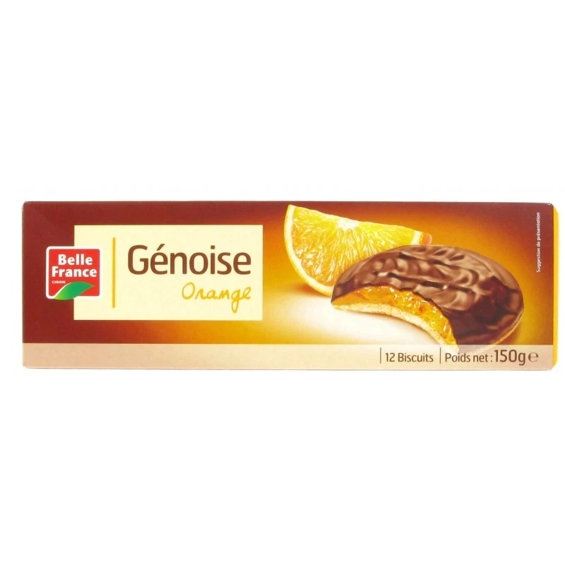 Genoise Orange Chocolat 150g - BELLE FRANCE