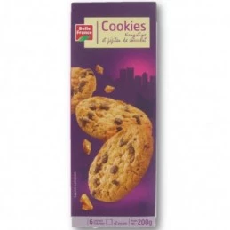Cookie Nougatine Chocolate Chips X 12 200g - BELLE FRANCE