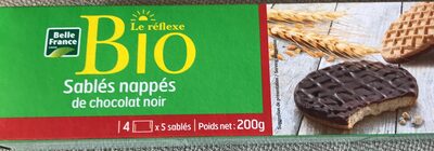 Le Réflex 有机黑巧克力 Nappe 饼干 200 克 - BELLE FRANCE