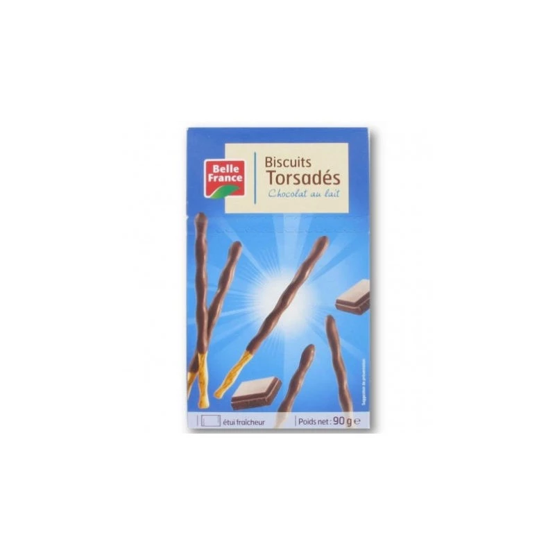 Milk Chocolate Twist Stick 90g - BELLE FRANCE
