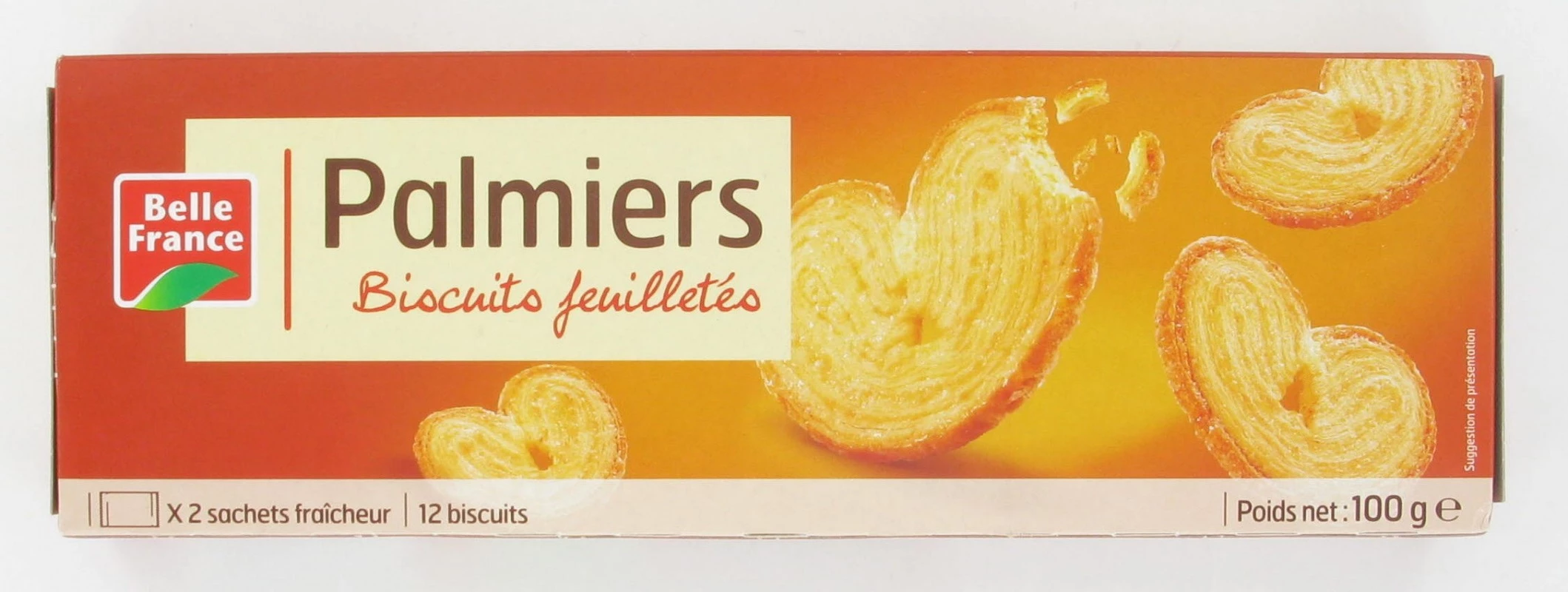 Palm Leaves X 12 100g - BELLE FRANCE