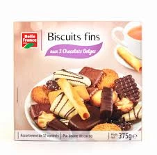 Assorted Fine Biscuits 14 Varieties 375g - BELLE FRANCE