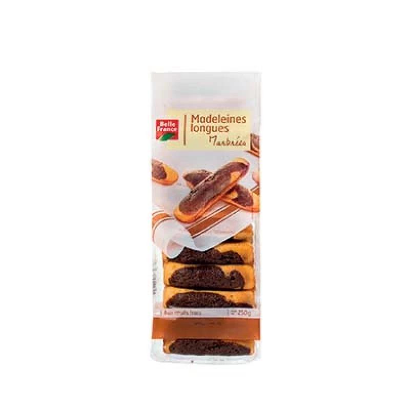 Long Marbled Madeleines 250g - BELLE FRANCE