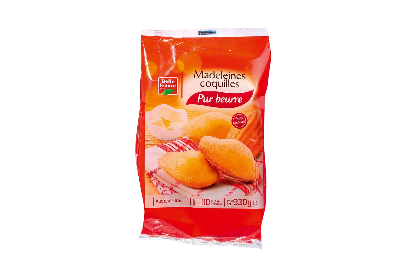Pure Butter Madeleines Shells X10 - BELLE FRANCE