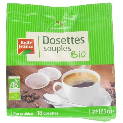 Pure Arabica Pod X 18 Le Réflex Organic 125g - BELLE FRANCE
