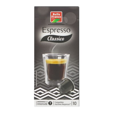 Espresso Classico  X 10 Capsules Alu 52 G - BELLE FRANCE