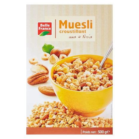 Walnut Muesli 500g - BELLE FRANCE
