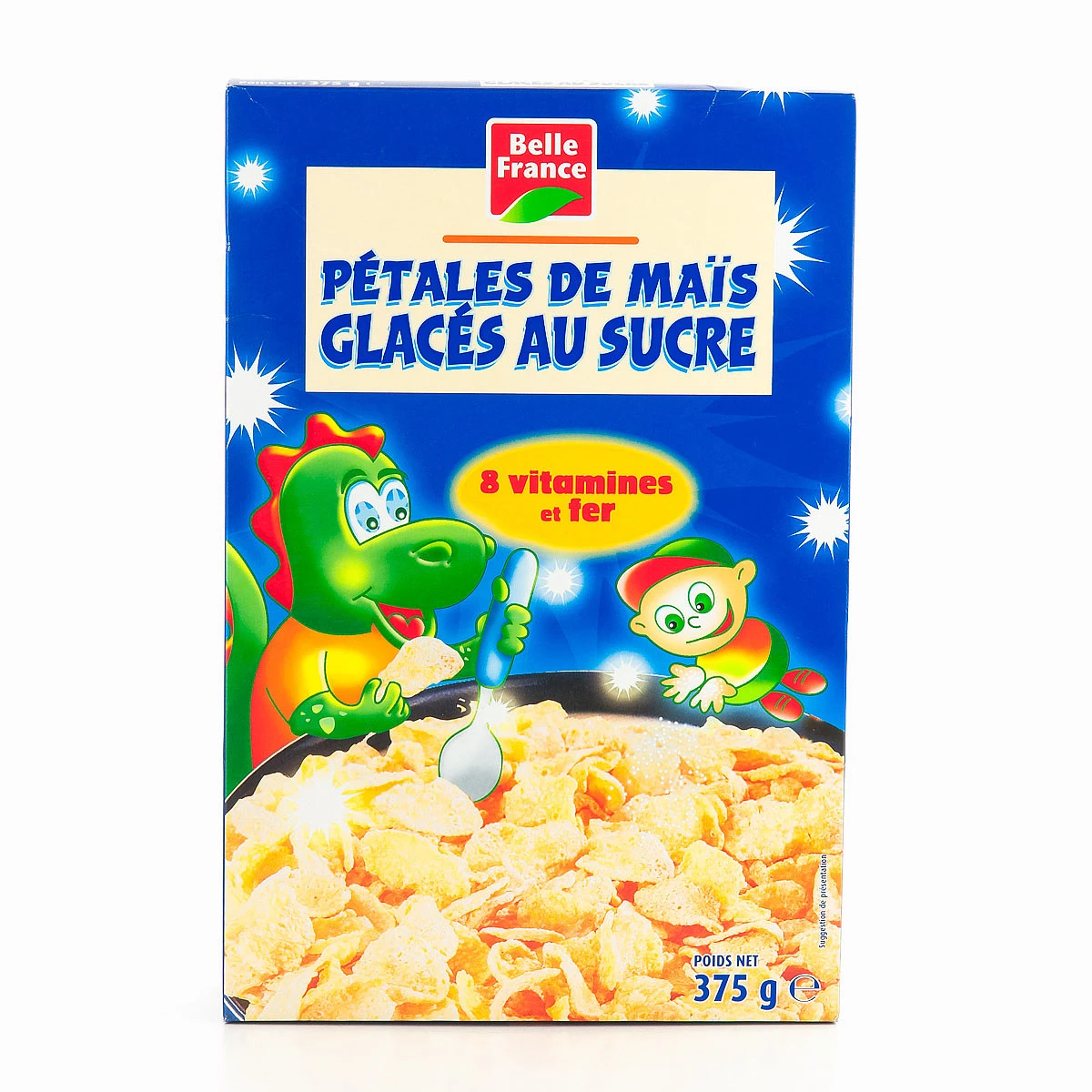 Sugar Glazed Corn Petals Cereal 375g - BELLE FRANCE