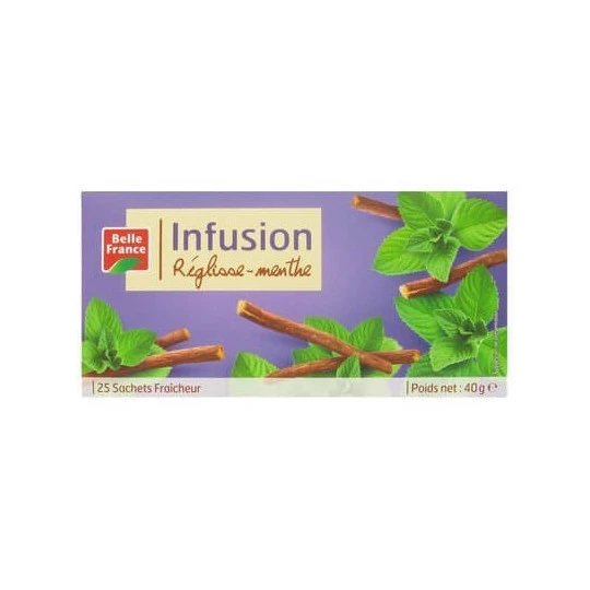 Mint Licorice Infusion X25 - BELLE FRANCE