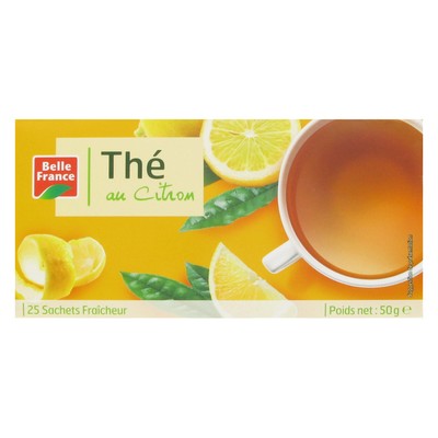 The Au Citron X 25 Sachets Bf Etui - BELLE FRANCE