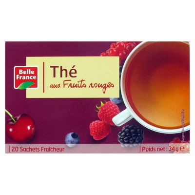 The Aux Fruits Rouges X 20 Sachets Bf Etui - BELLE FRANCE