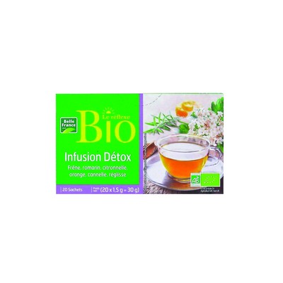 Infusion Detox X 20 Sachets Bio  Etui - BELLE FRANCE