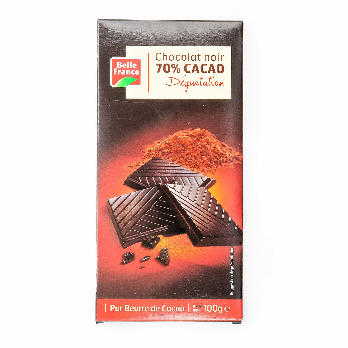 Degust Dark Chocolate 70% Cocoa 100g - BELLE FRANCE