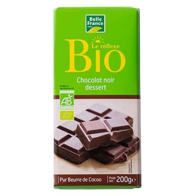 Dark Chocolate Dessert Le Réflex Organic 200g - BELLE FRANCE