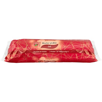 Rocher Chocolat Au Lait X 4 Bf Sachet 140 G - BELLE FRANCE
