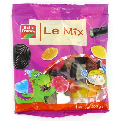 Le Mix Assortiment Avec Reglisse  Sachet 200 G - BELLE FRANCE
