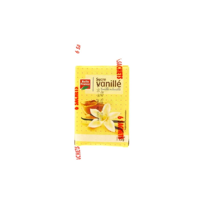 Vanilla Sugar 6x7.5g - BELLE FRANCE
