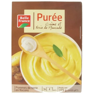 Muscade cream potato puree 375g (3x125g) - BELLE FRANCE