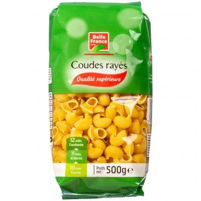 Striped Elbow Pasta 500g - BELLE FRANCE