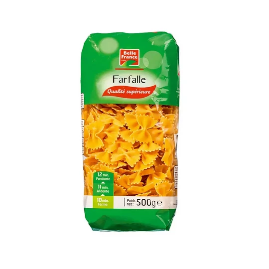 Farfales 500g pasta - BELLE FRANCE