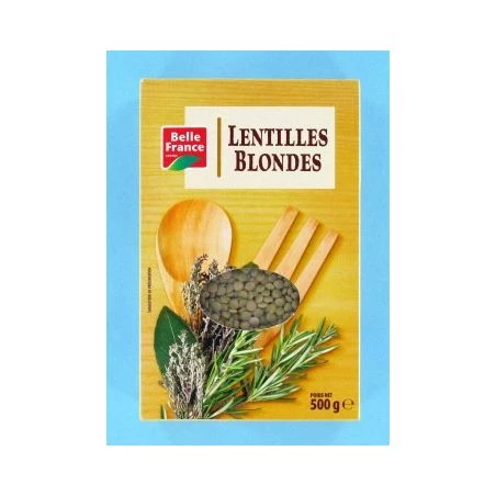 ブロンドレンズ豆 500g - BELLE FRANCE