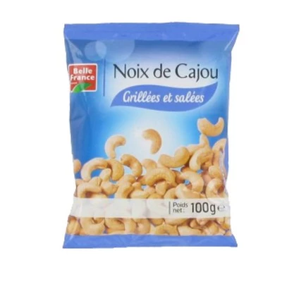 Salted grilled cashews 100g - BELLE FRANCE
