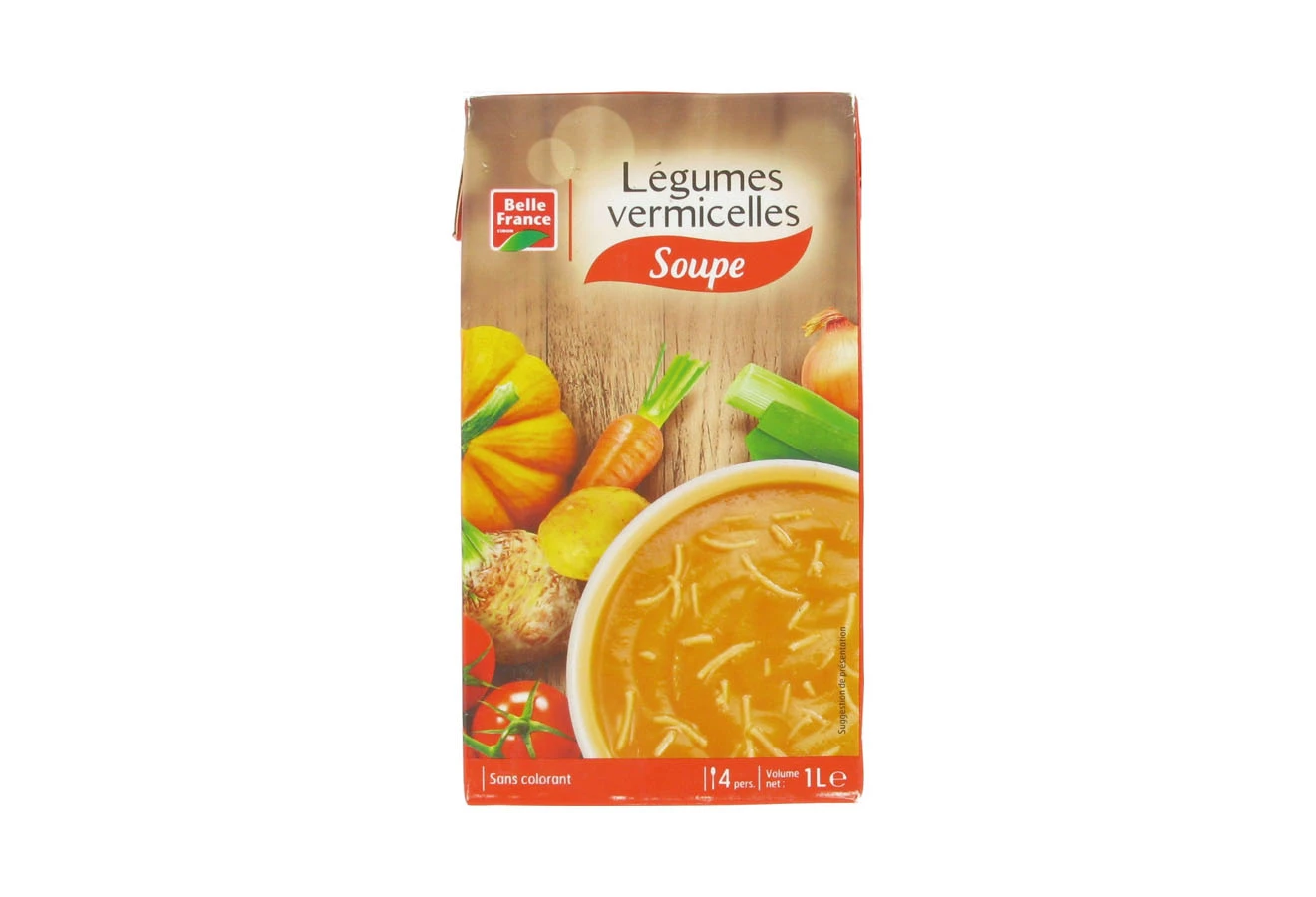 Vegetable Soup With Vermicelli 1l - BELLE FRANCE