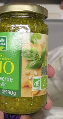 Sauce Pesto Vert Bio Bocal 190g - BELLE FRANCE