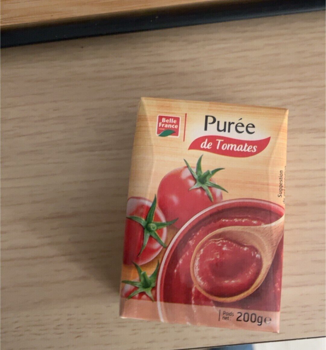 Purê de Tomate Tijolo 3x200g - BELLE FRANCE