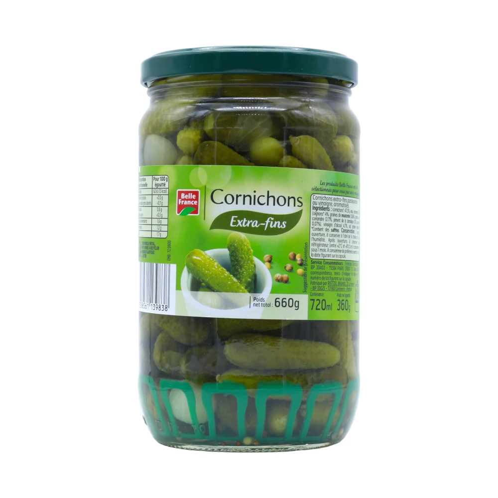 Extra end 680g pickle - BELLE FRANCE