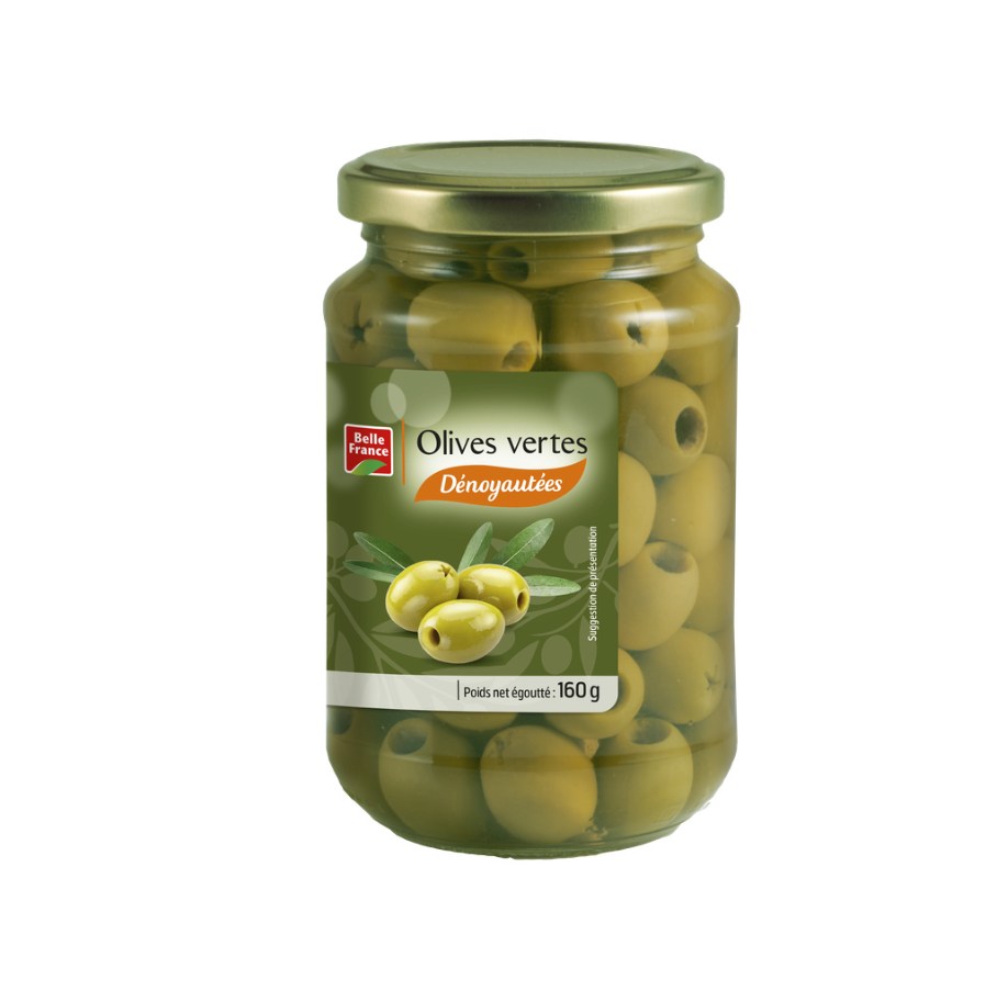 Olives Vertes Dénoyautées Ac 37cl