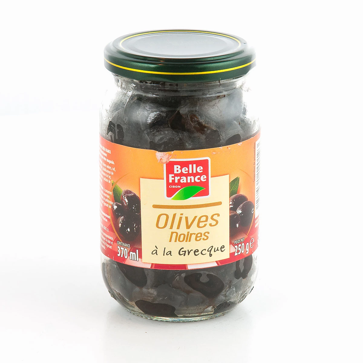 Greek Style Black Olives 250g - BELLE FRANCE