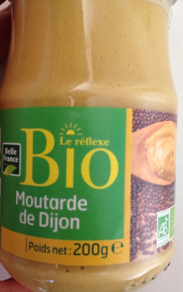 Organic Dijon Mustard Belle France Jar 200g