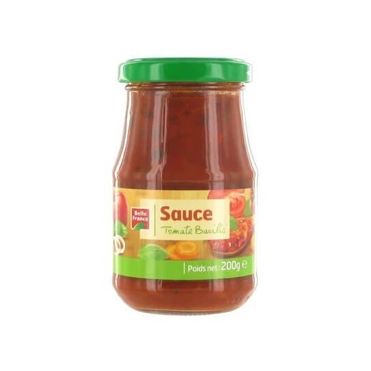 Basil 200g tomato sauce - BELLE FRANCE