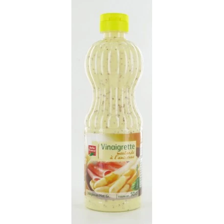 50cl mustard vinaigrette - BELLE FRANCE