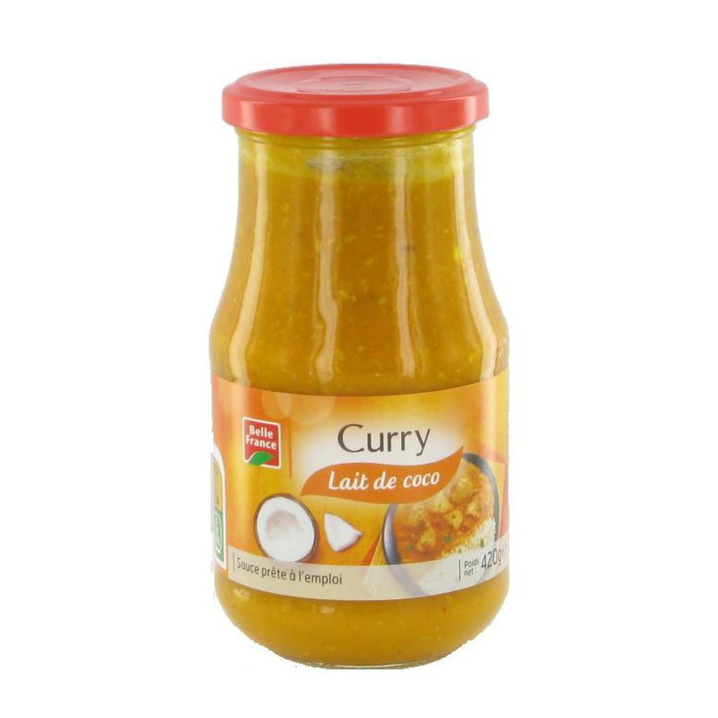 Sauce Curry Aux Legumes  Bocal Verre 420 G - REFS.SANS MARQUE
