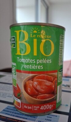 Tomates Pelées Entières Bio Belle France 400g - BELLE FRANCE