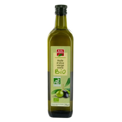Huile D Olive Vierge Extra Bio Bf Btle Verre 75 Cl - BELLE FRANCE