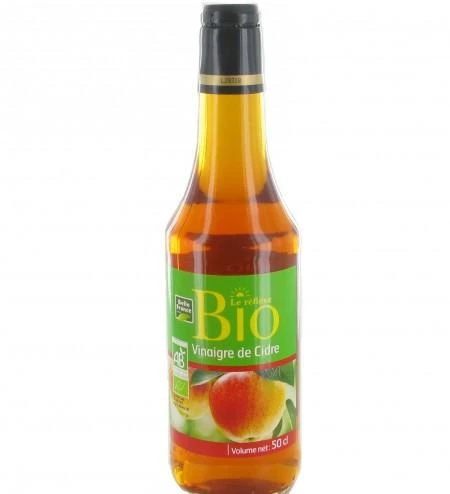Organic cider vinegar 50cl - BELLE FRANCE