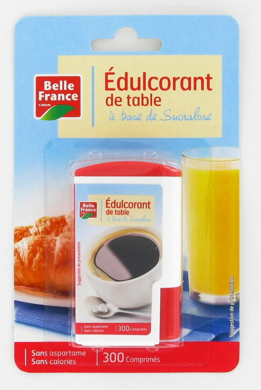 Jedwali la Sucralose SWE - BELLE FRANCE