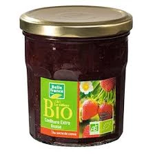 Extra Strawberry Jam Le Réflex Organic 370g - BELLE FRANCE
