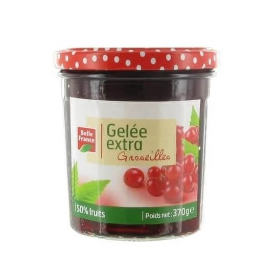 Extra Redcurrant Jelly 370g - BELLE FRANCE