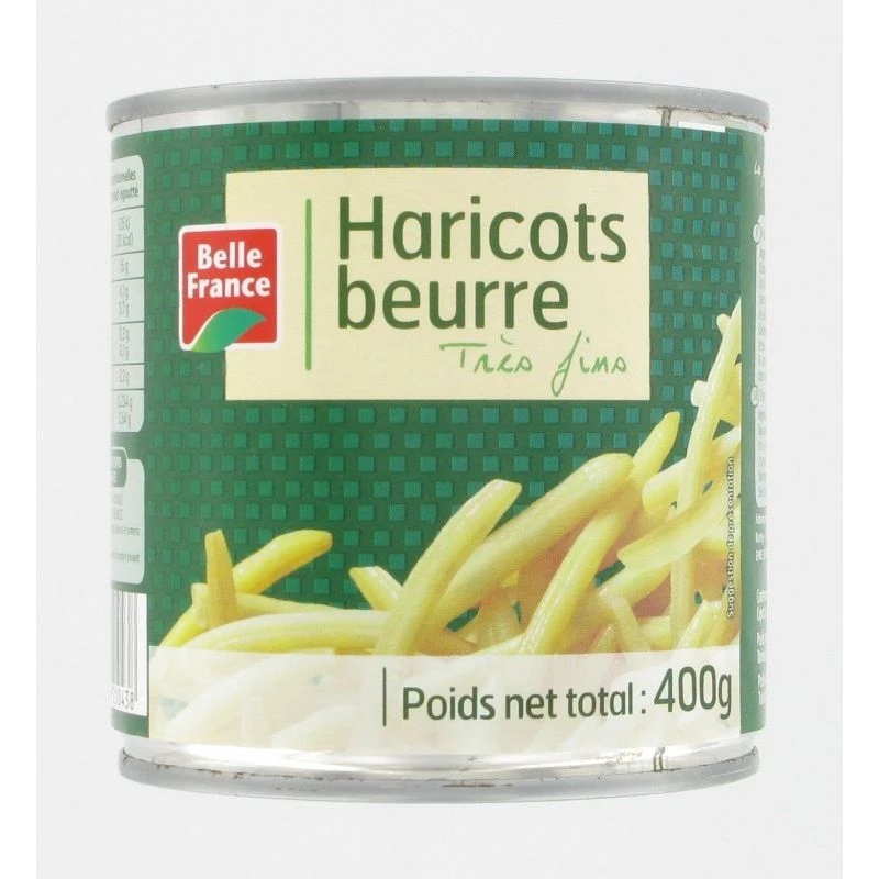 فاصوليا زبدة ناعم جدا 400g - BELLE FRANCE
