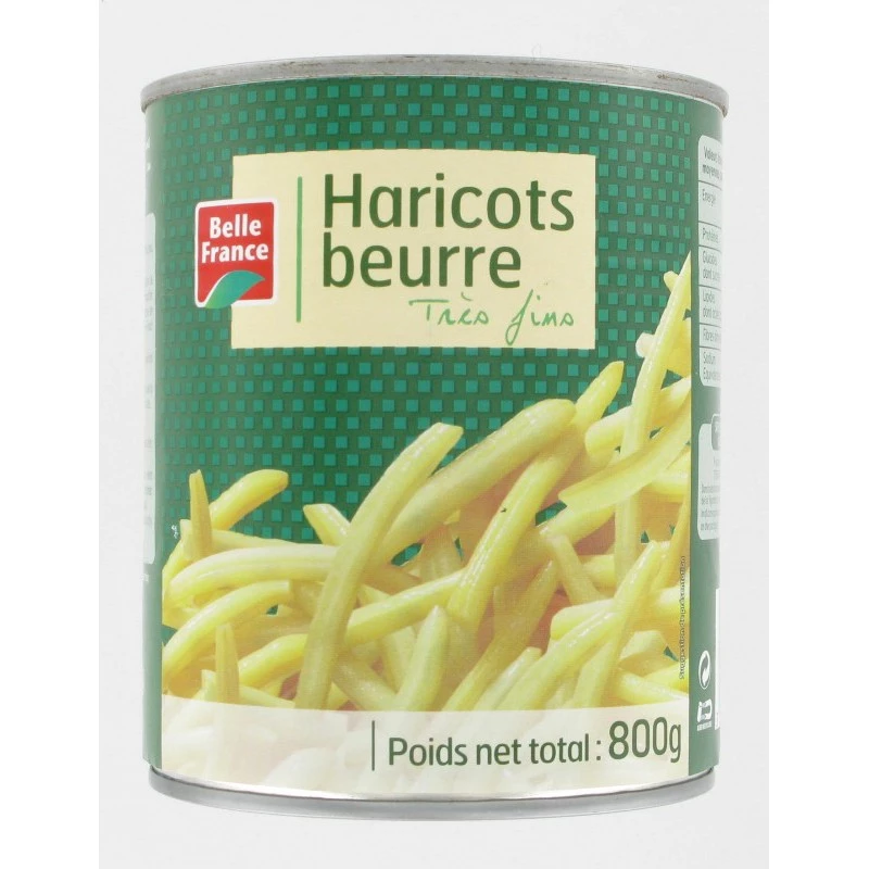 बहुत महीन मक्खन बीन 800 ग्राम - BELLE FRANCE
